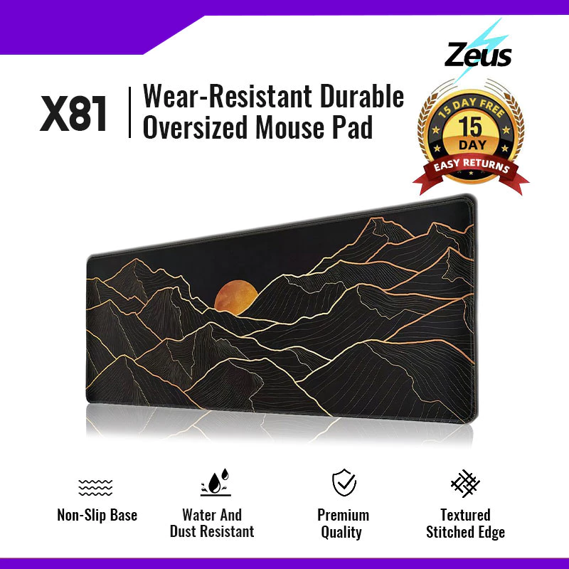 ZEUS Gaming & Office Large Mouse Pad